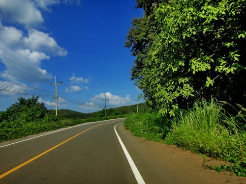 Free stock photo of country road Stock Photo