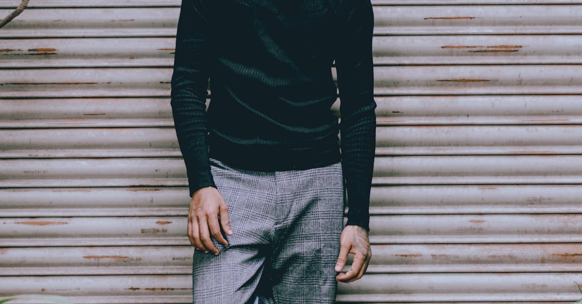 How to roll up scrub pants that are too long