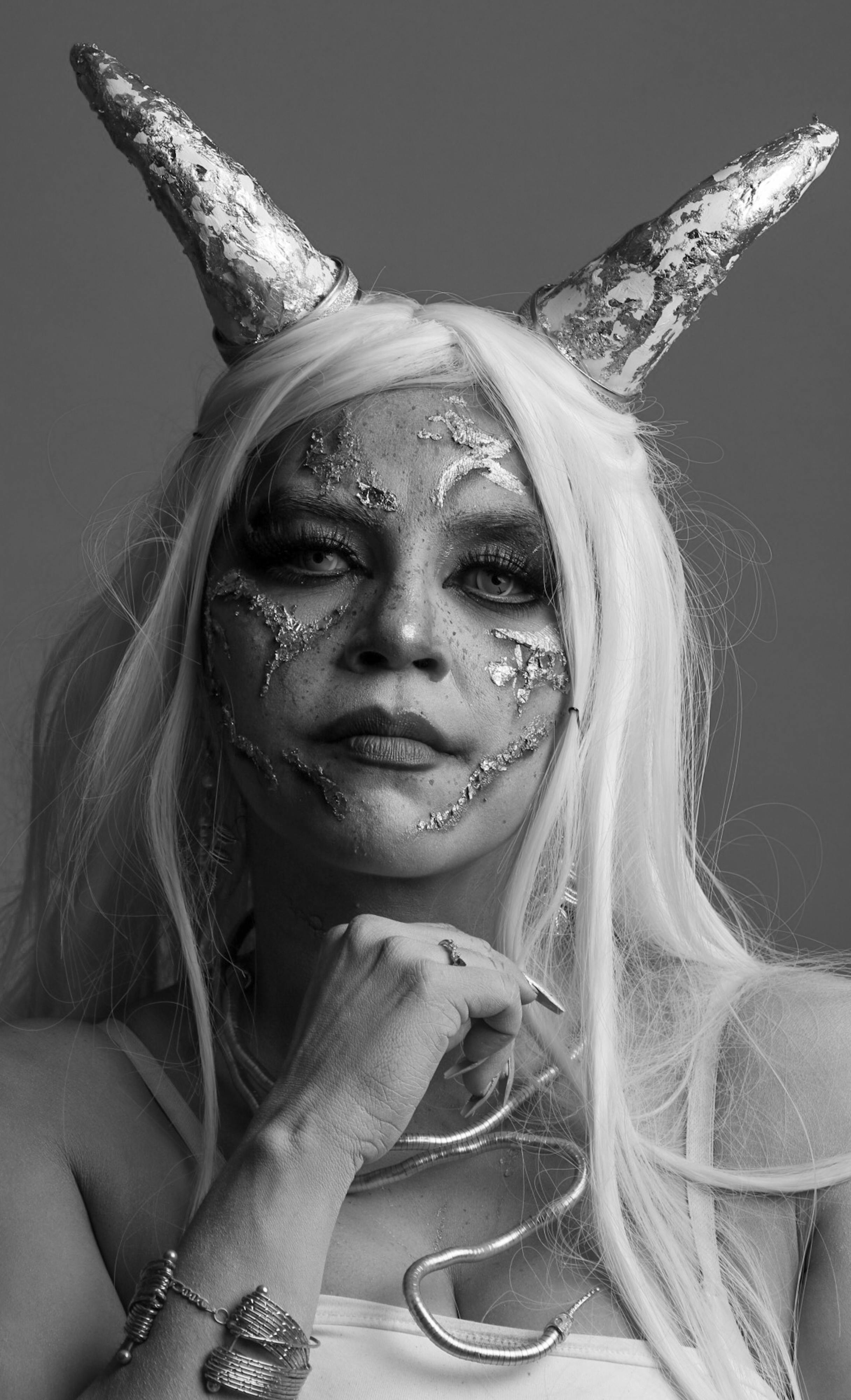 Gratuit Portrait Gothique Créatif Avec Des éléments Métalliques Photos