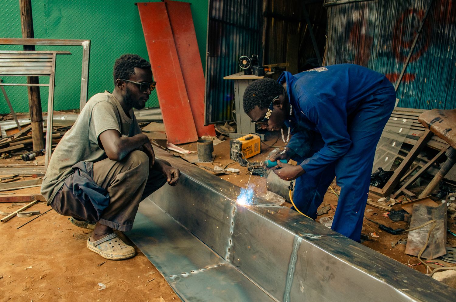 Metalwork and fabrication team