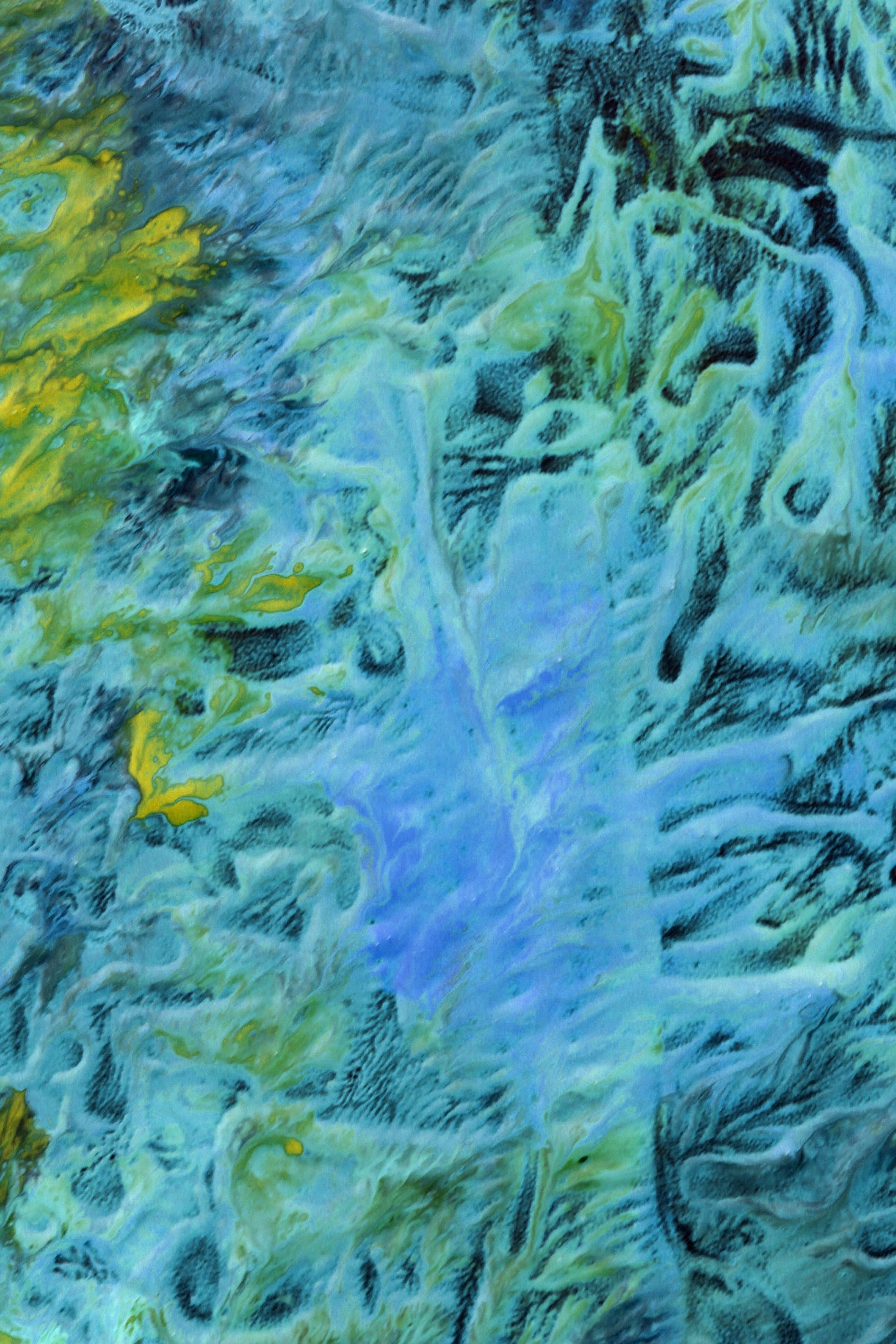 Abstract Aerial View of Vibrant Ocean Patterns · Free Stock Photo