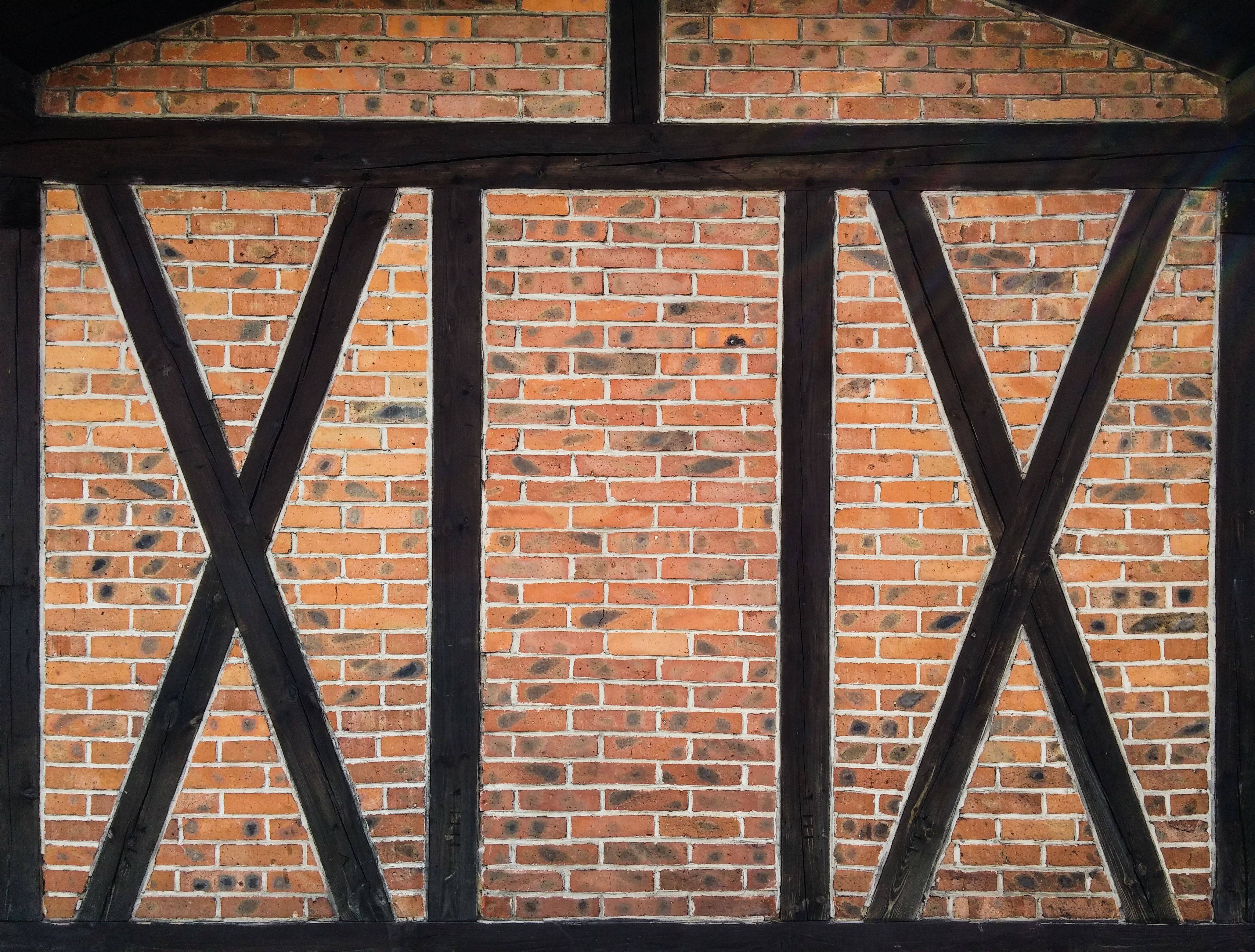 Brown Brick Wall Free Stock Photo