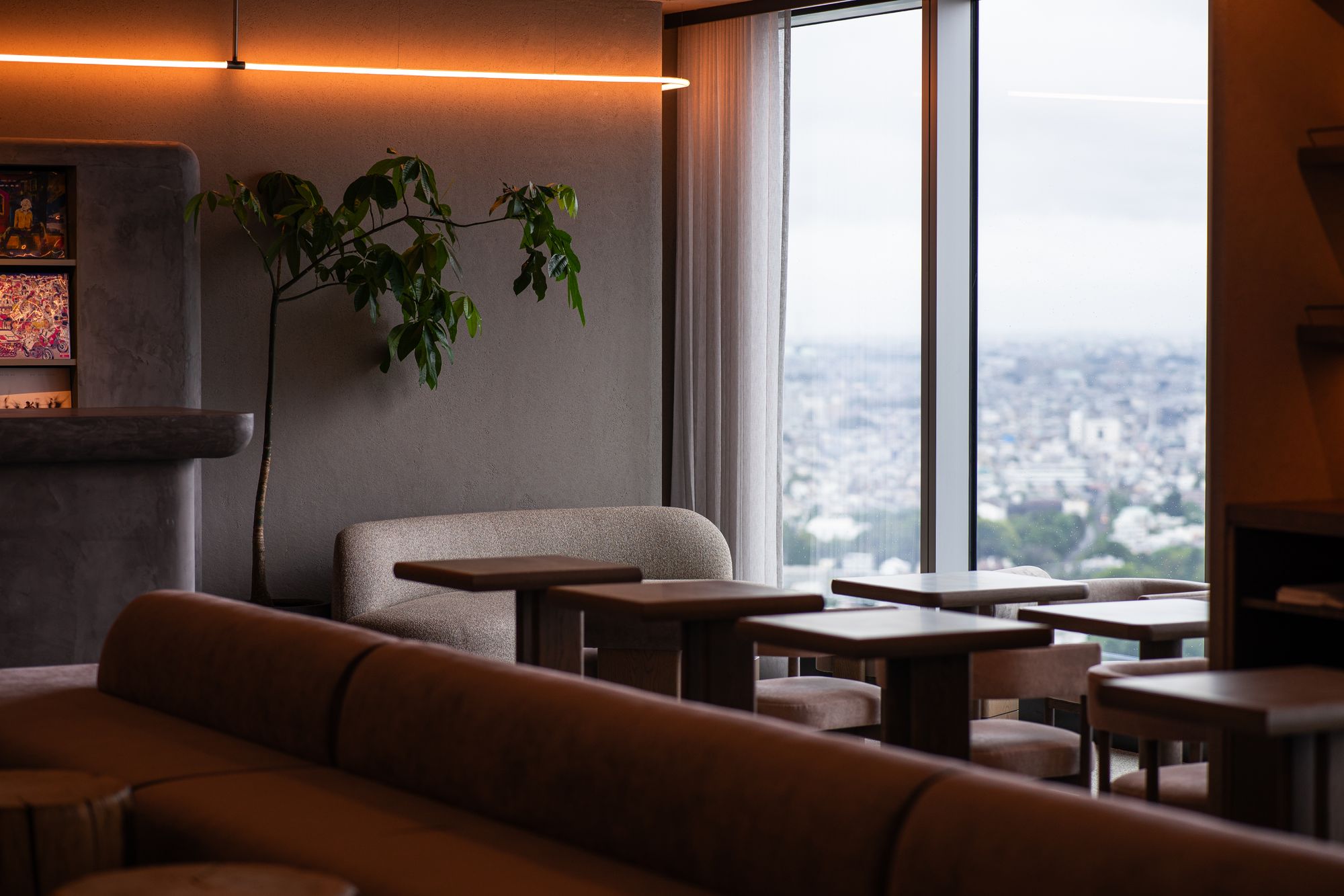 City-view lounge
