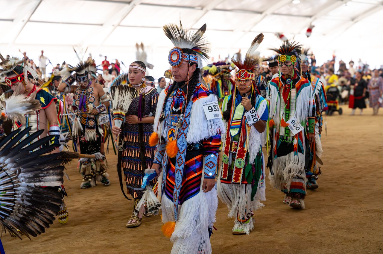 Paiute-style beaded jewelry