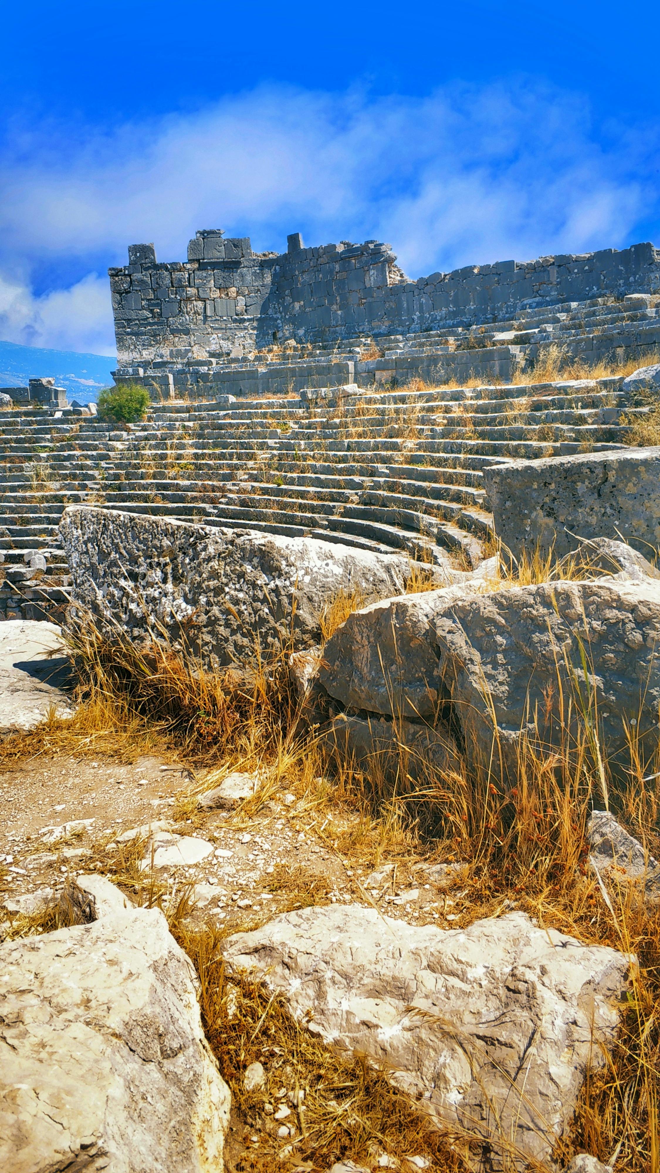 Ücretsiz Ksantos'taki Antik Amfitiyatro, Türkiye Stok Fotoğraflar