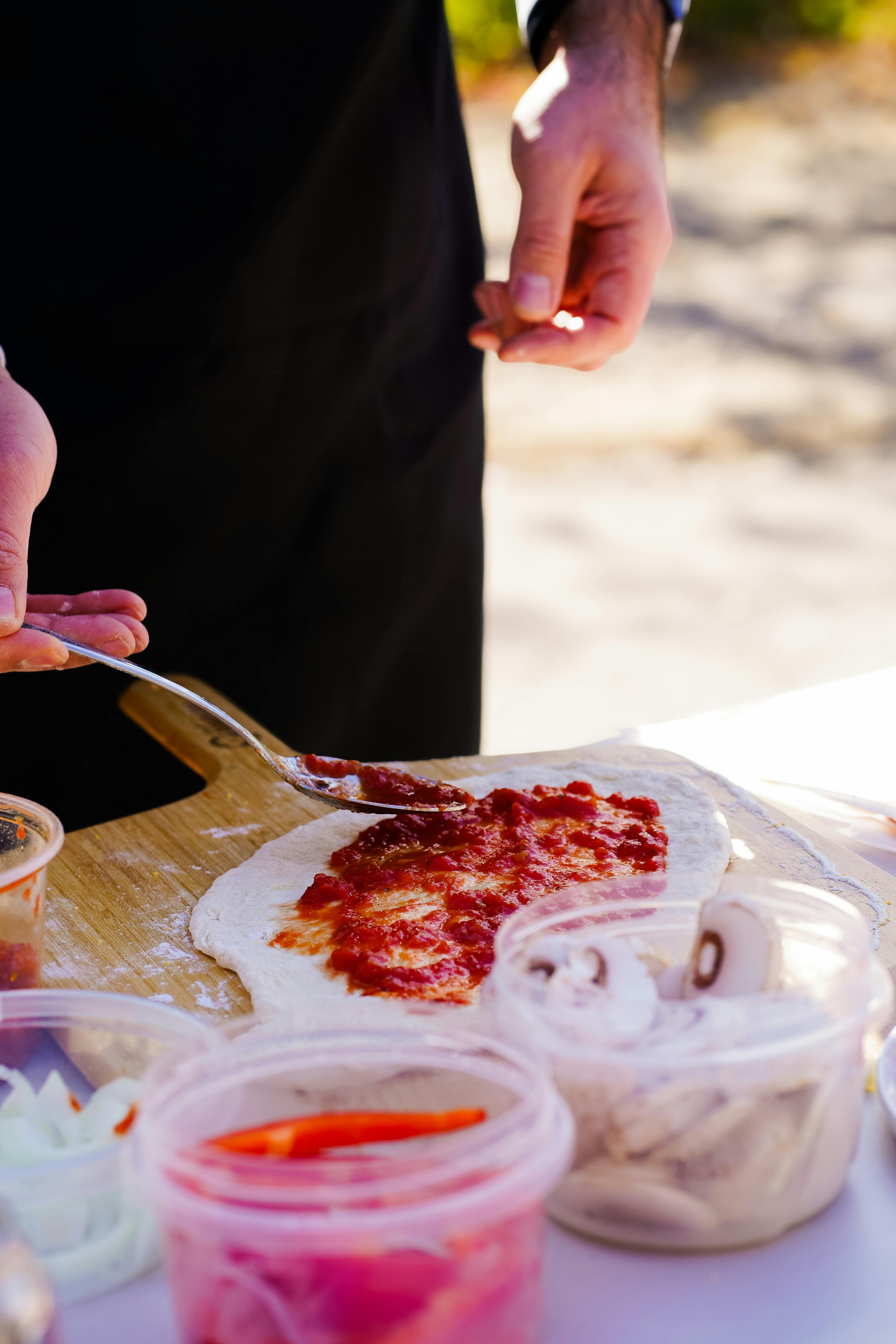 Veg Pizza Ingredients List With Pictures