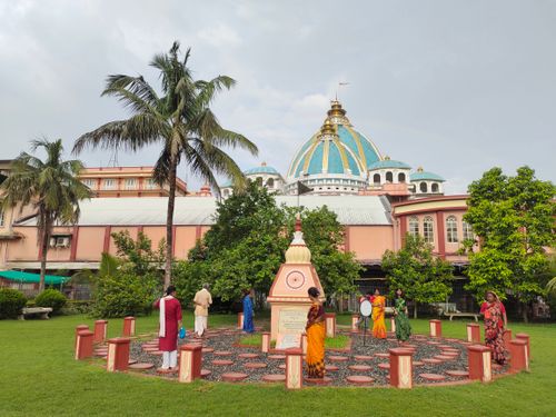 Free Mayapur Dham mandir Stock Photo