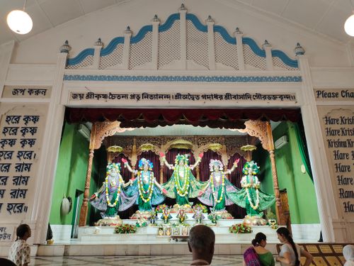 Free mayapur mandir Stock Photo