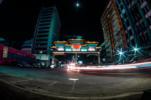 Free stock photo of chinatown, night, streetlights Stock Photo