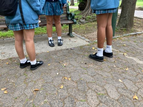 Free school shoes Stock Photo