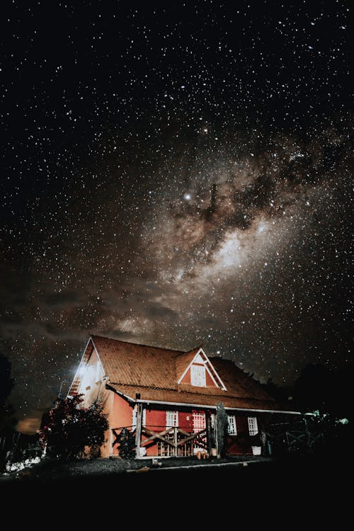 Imagine de stoc gratuită din astronomie, Calea Lactee, cămin