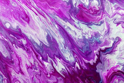 Free Dynamic abstract artwork with swirling purple and white patterns. Stock Photo