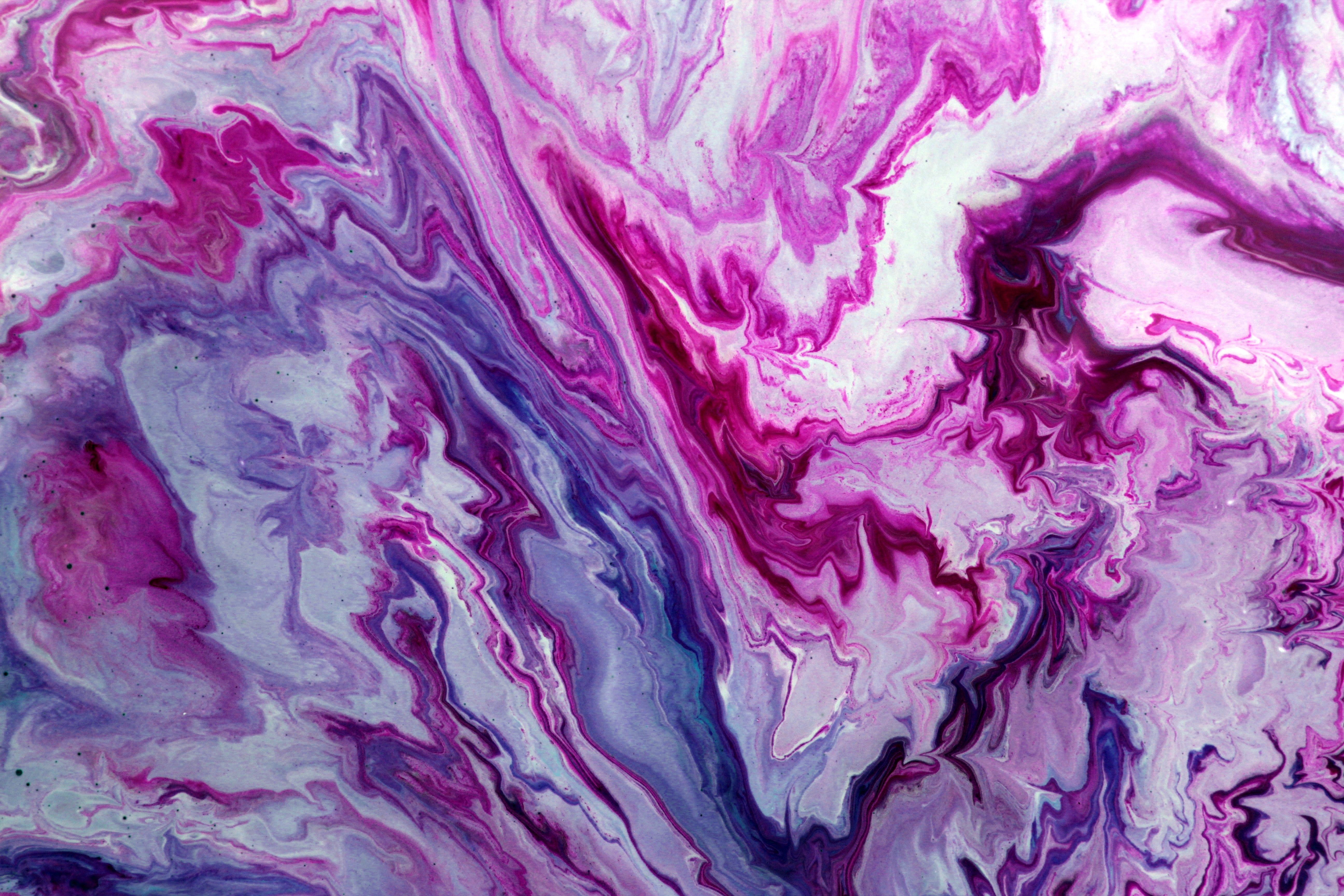 Vibrant Abstract Purple and Pink Marble Art · Free Stock Photo
