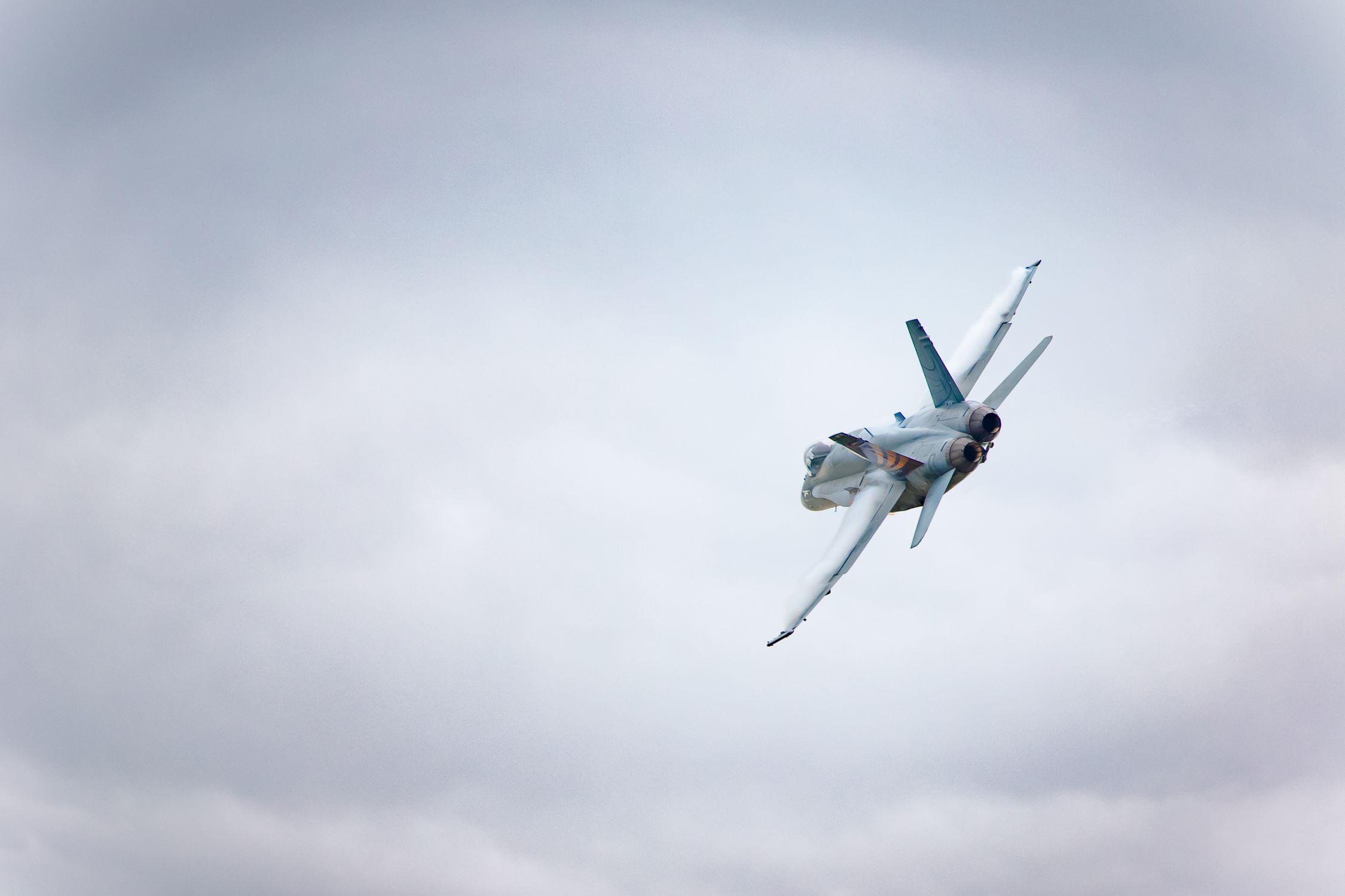 Dynamic Jet Fighter Performing Aerial Maneuver · Free Stock Photo