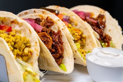 Slow-Cooker Pork Butt Tacos with Caramelized Onions