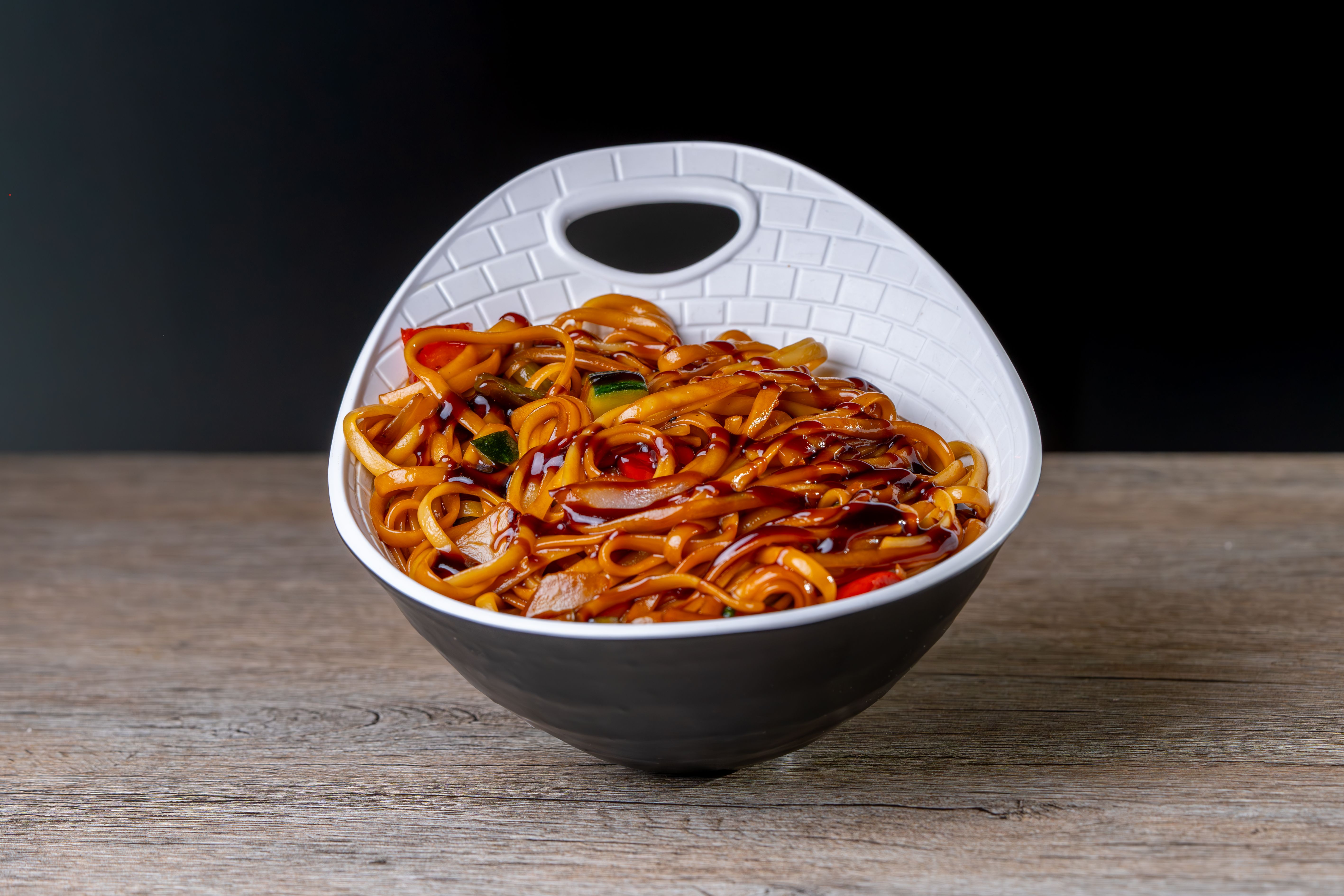 Chili-Crisp Noodles with a Fried Egg