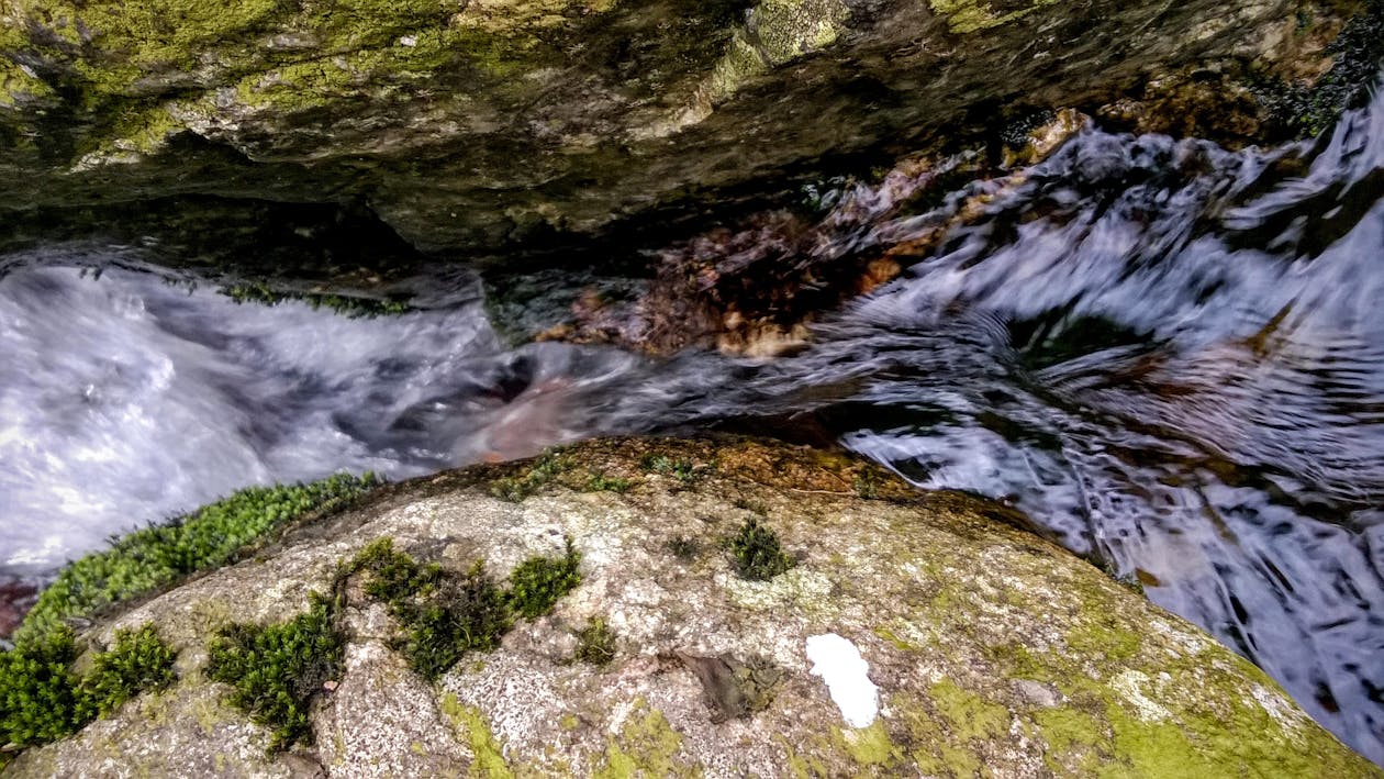 岩石, 水, 流動 的 免費圖庫相片
