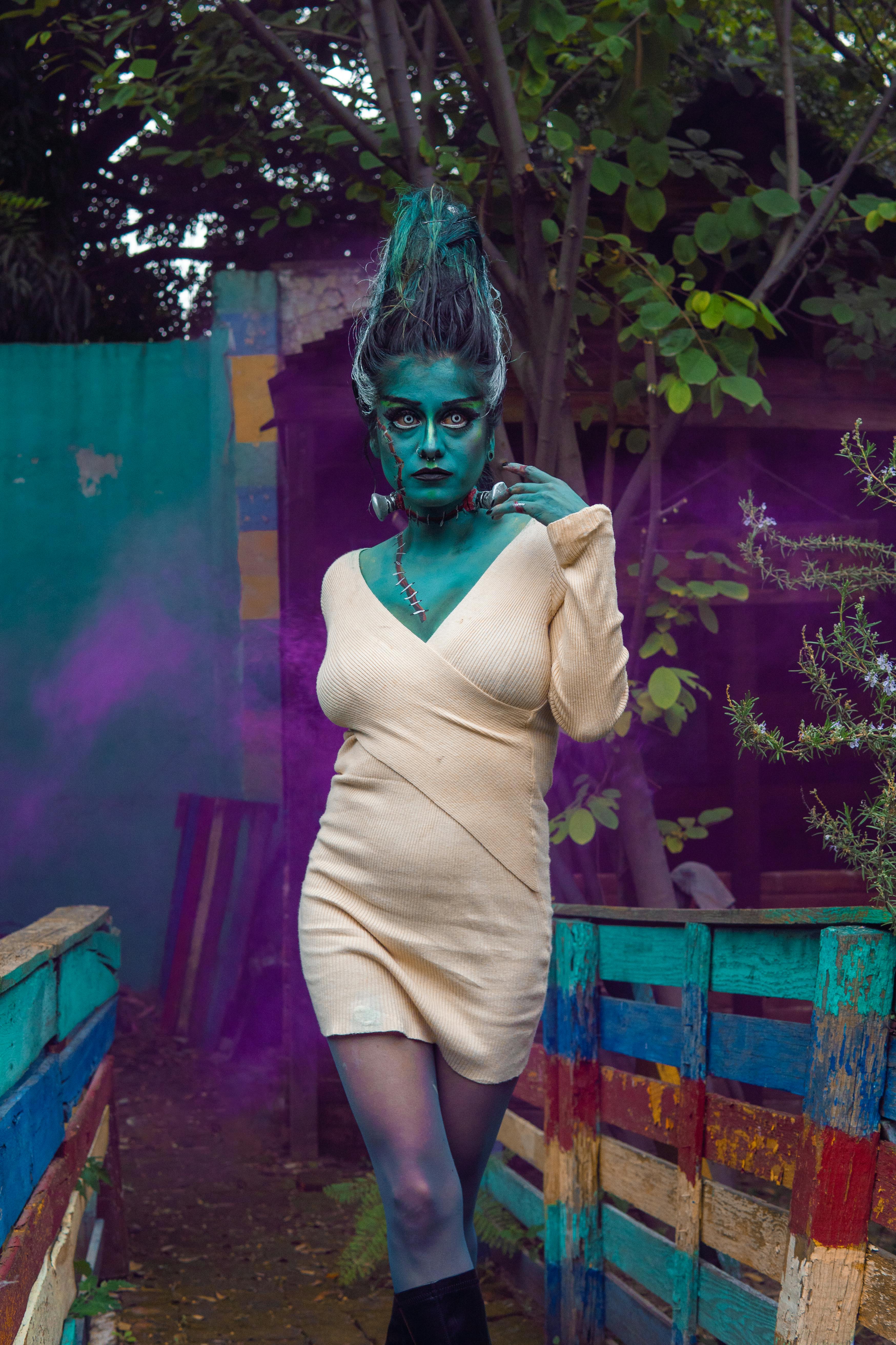 Ücretsiz Açık Hava Ortamında Canlı Cosplay Karakteri Stok Fotoğraflar