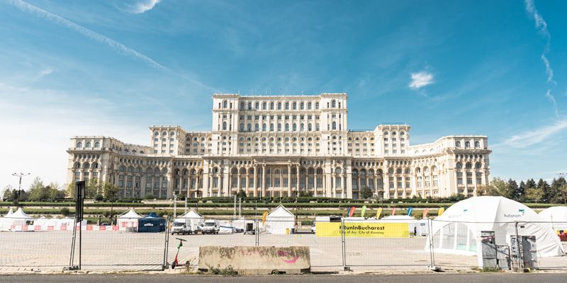 El Palacio del Parlamento, en Bucarest