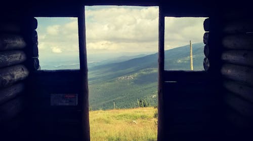 Free stock photo of door, mountains