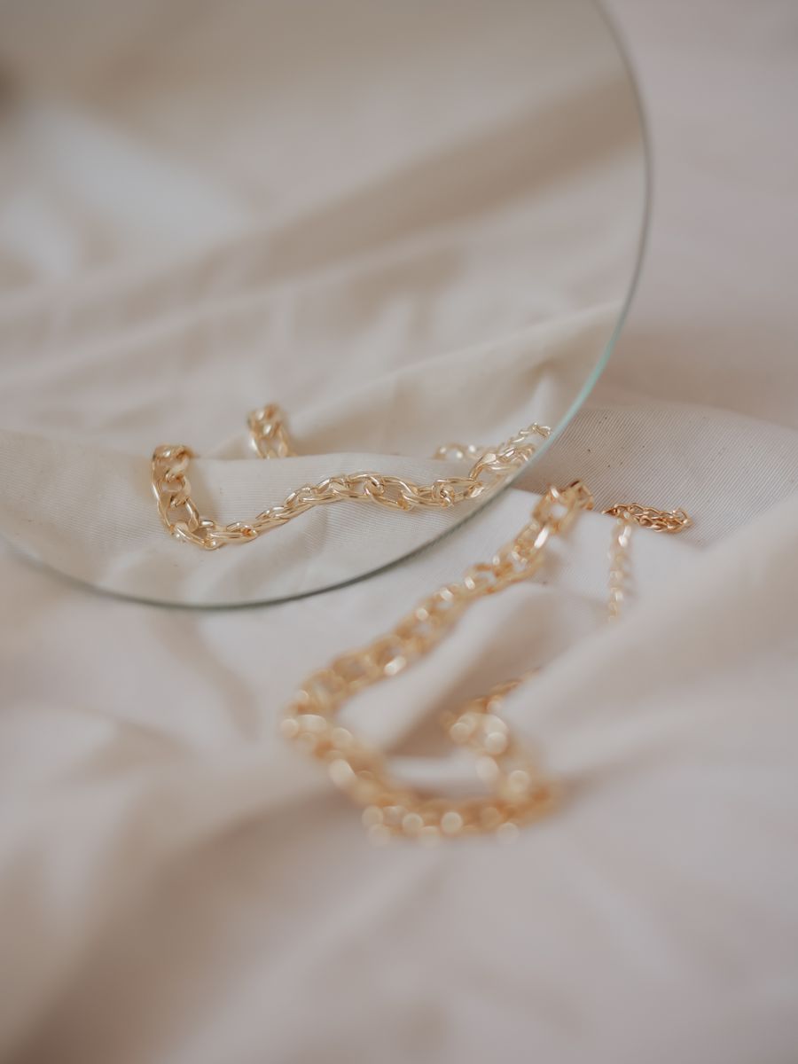 Quiet Gold Chain — handmade accessories piece, view 1 (sample photography)