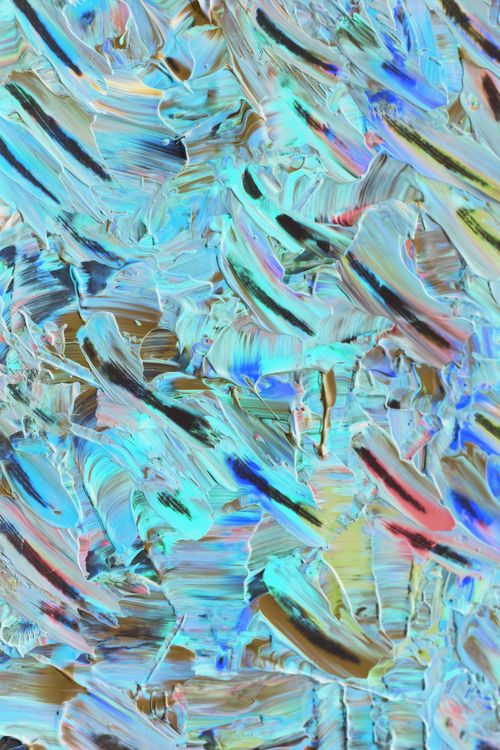 Free Dynamic swirl of vibrant colors creating an abstract oil painting texture. Stock Photo