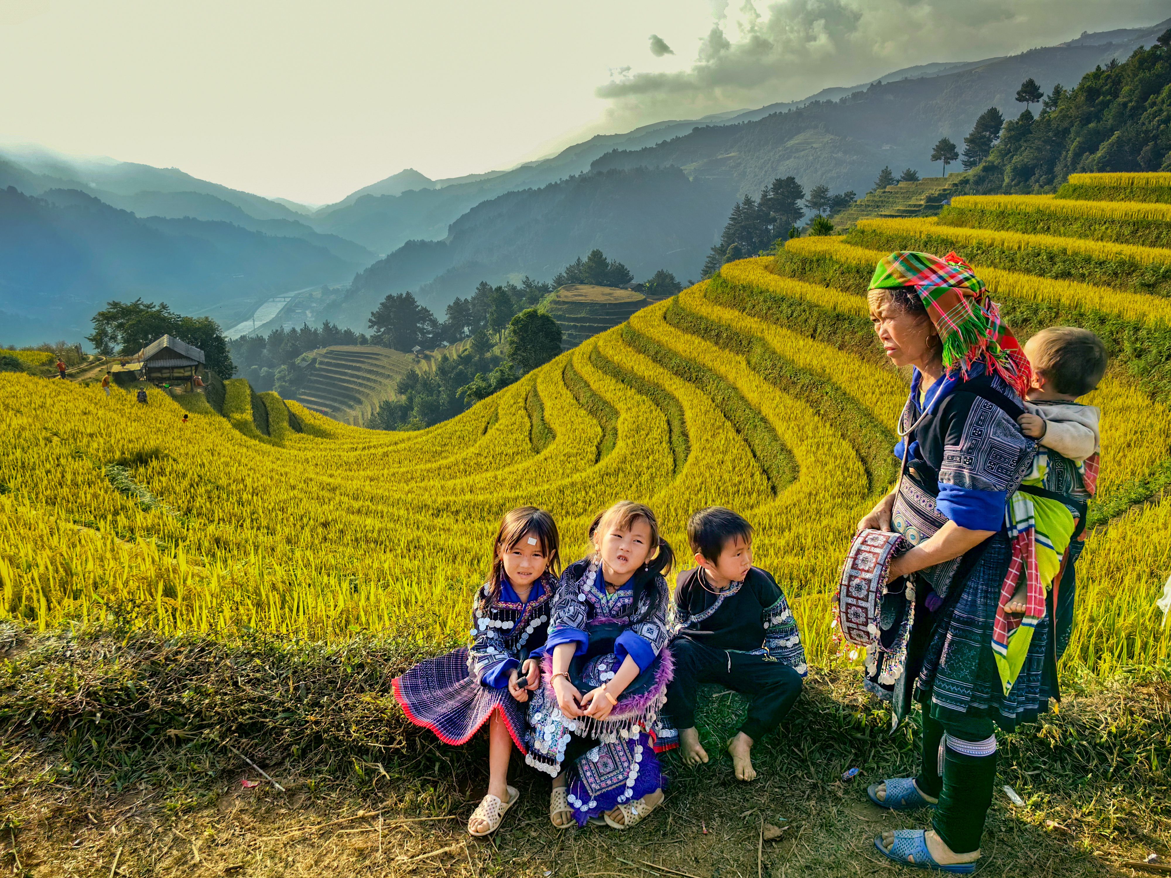 Ethnic Group in Rice Terraces, Yên Bái, Vietnam · Free Stock Photo