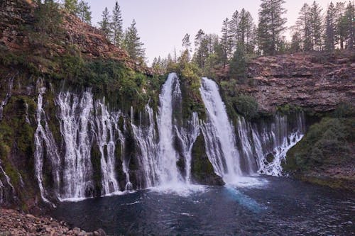 Free stock photo of burney falls, falls, water