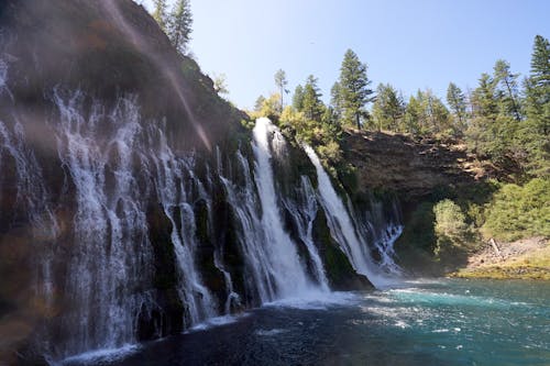 Free stock photo of burney falls, falls, water Stock Photo