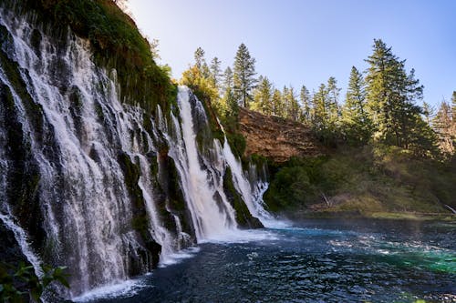 Free stock photo of burney falls, falls, water