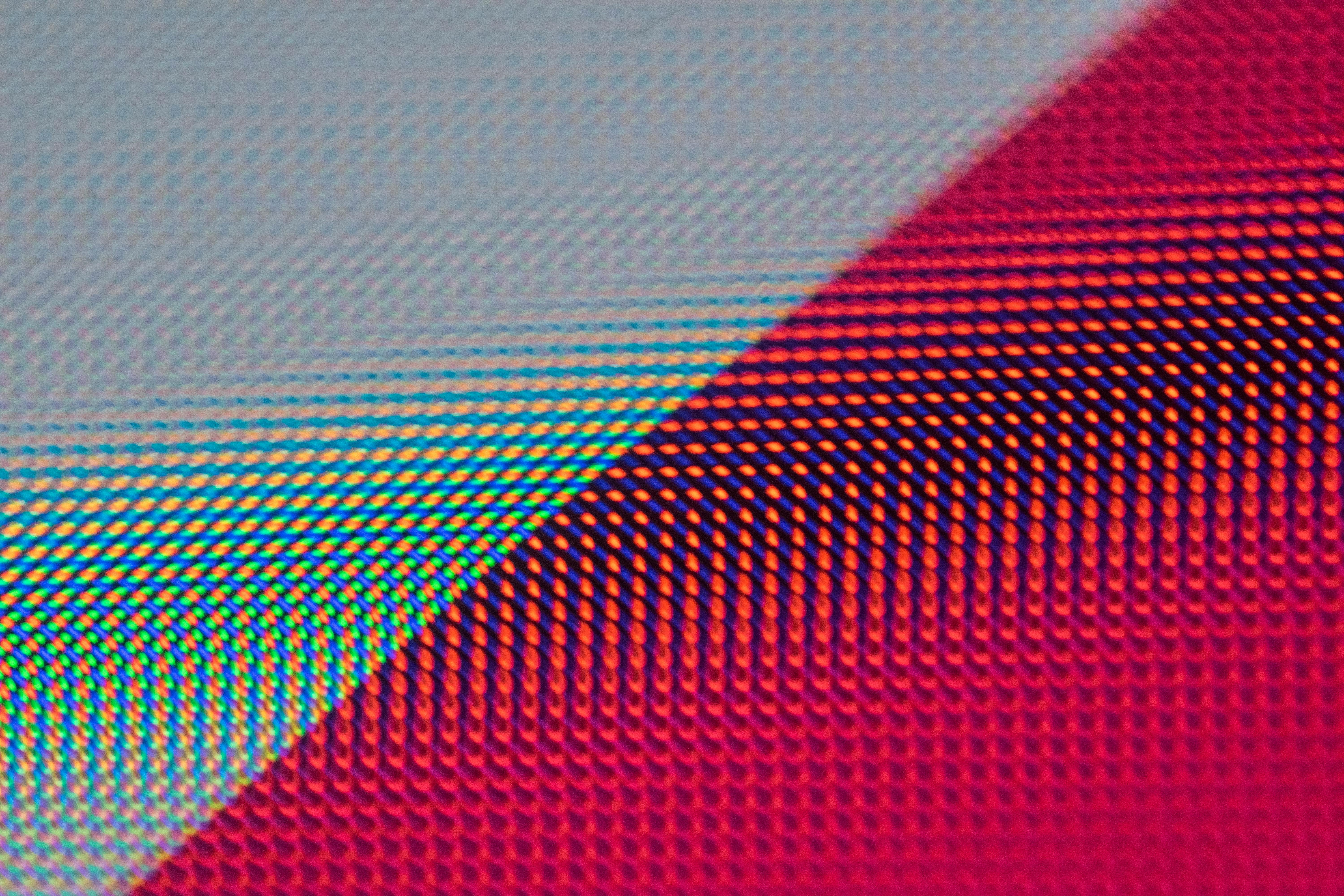 Vibrant Abstract Dotted Pattern on Fabric · Free Stock Photo