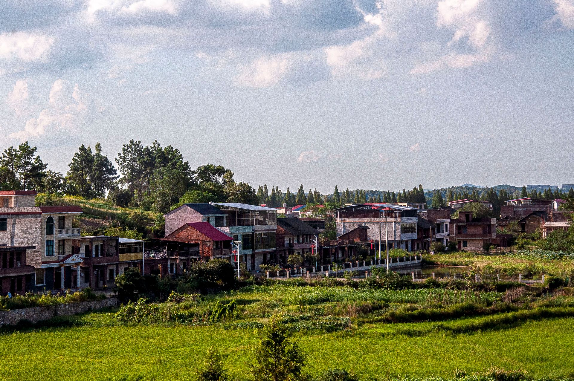 Scenic Rural Landscape of Hengyang, China