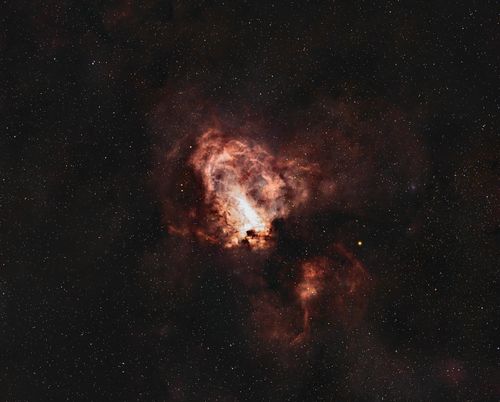Free Vibrant nebula surrounded by countless stars in the night sky over Milton, Kentucky. Stock Photo