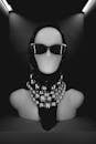 Black Sunglasses On A Mannequin