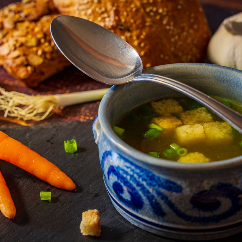 Budget Instant Pot Chicken Vegetable and Dumpling Broth
