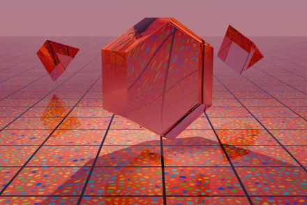 3D rendered abstract art with colorful geometric shapes — photo by Steve A Johnson on Pexels