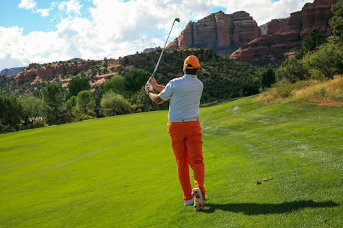 Free Photography of Man Playing Golf Stock Photo