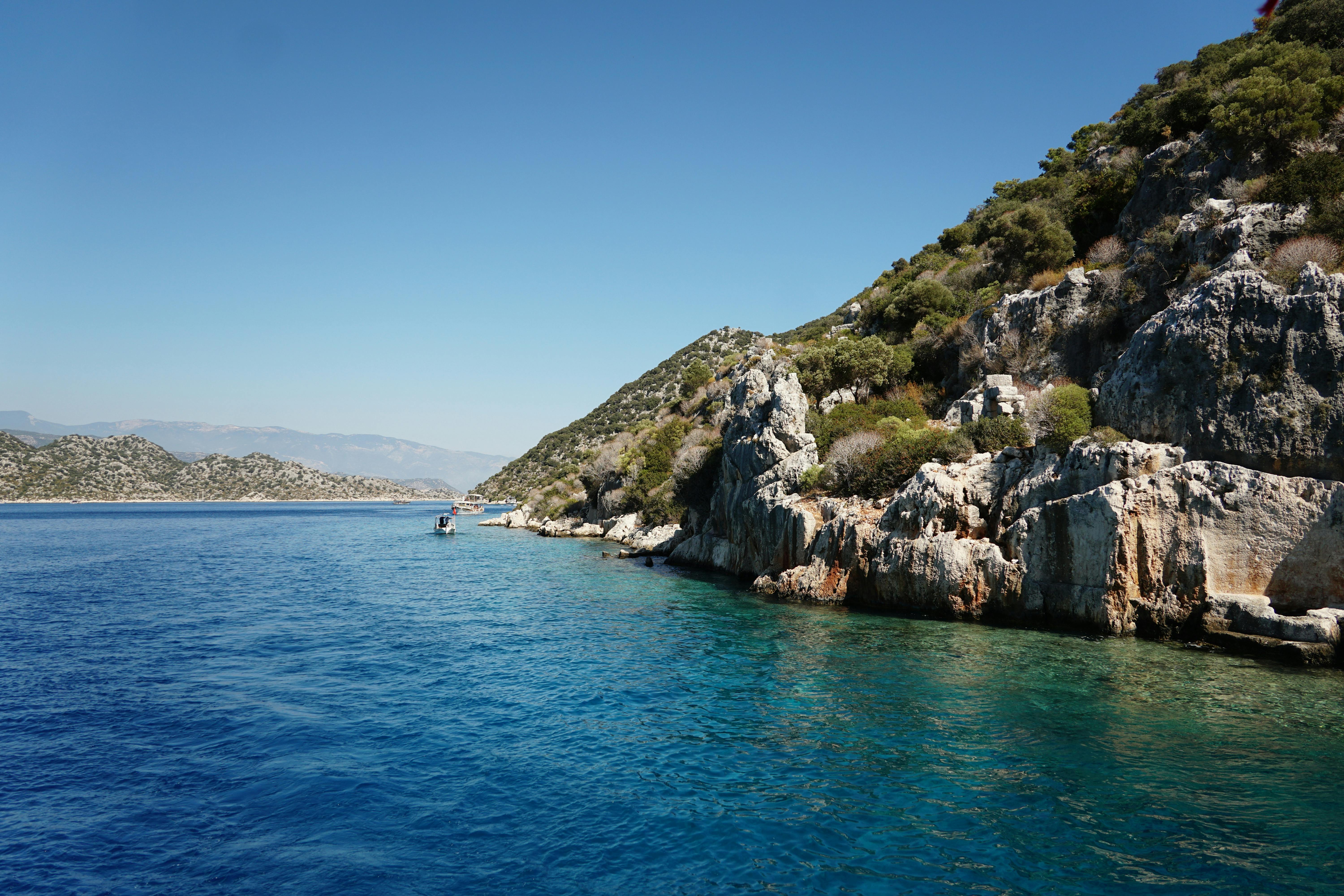 Klares Wasser an der türkischen Küste – Schnorcheln in der Ägäis