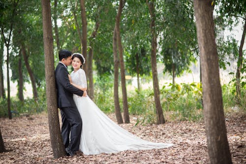 Photo Shoot Of A Wedding Couple 