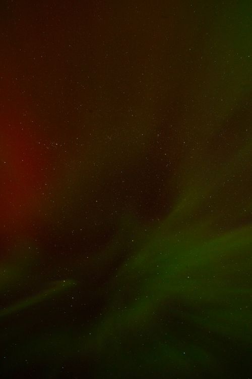 Free Stunning display of the Aurora Borealis lighting up the night sky in Gravenhurst, Canada. Stock Photo