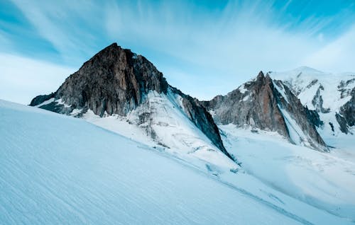 Montagnes Couvertes De Neige