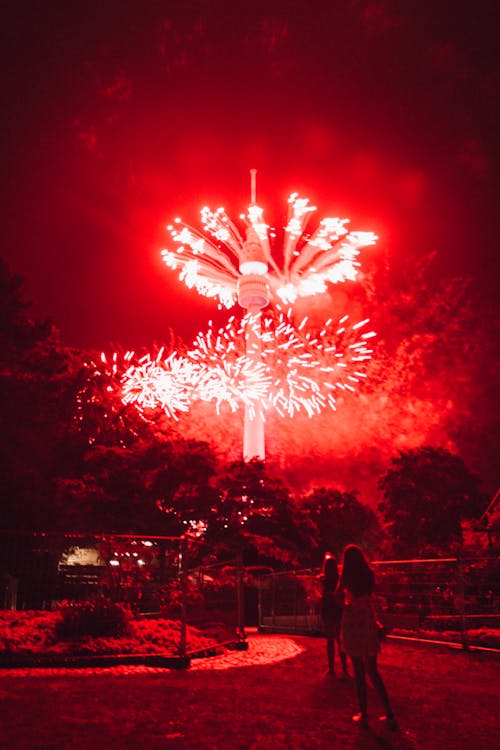 Free Fireworks during Nighttime Stock Photo