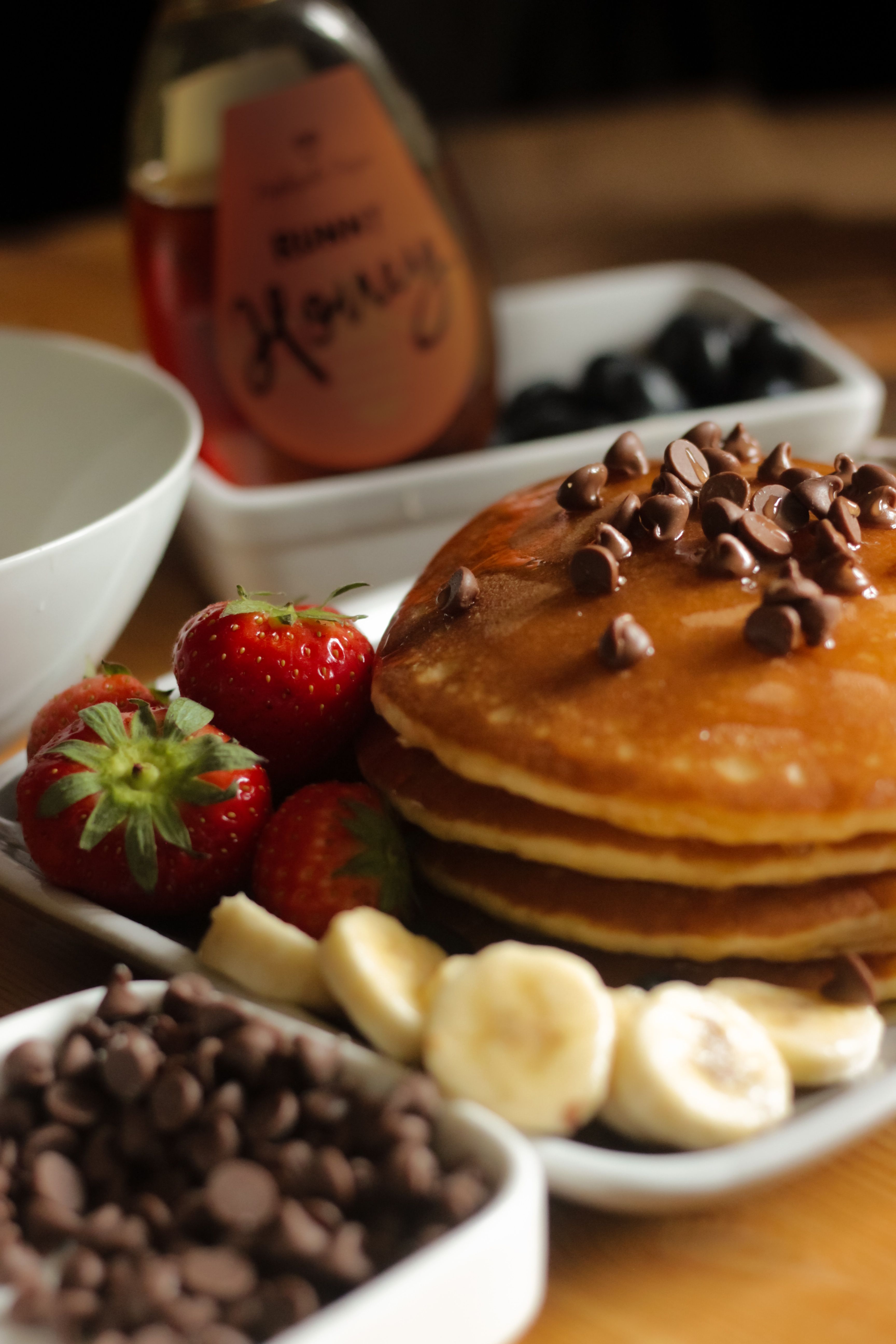 Mini Chocolate Chip Pancakes