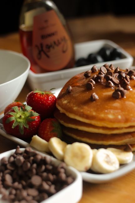 Mini Chocolate Chip Pancakes Mini Chocolate Chip Pancakes
