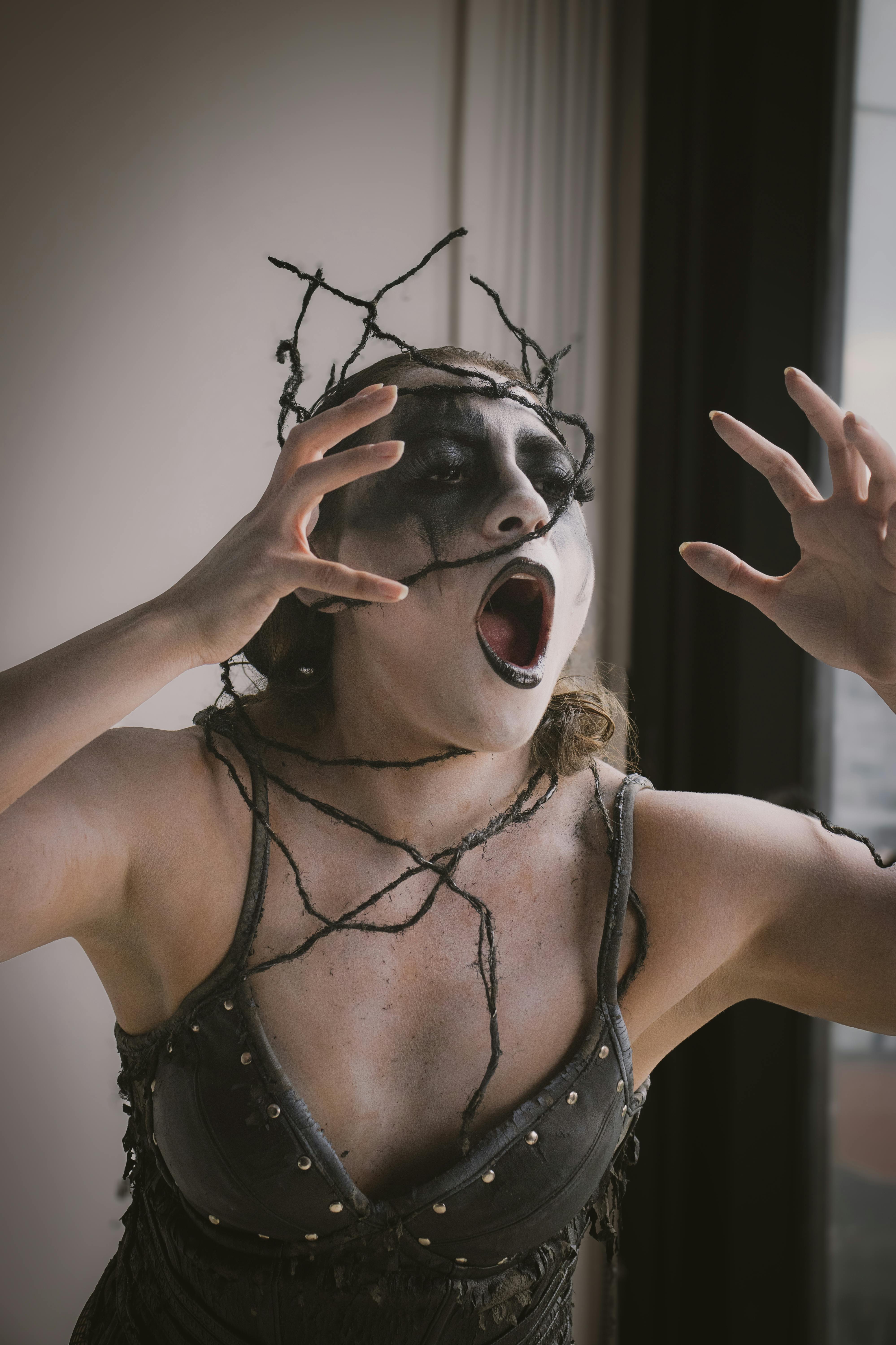 sculptural headpiece