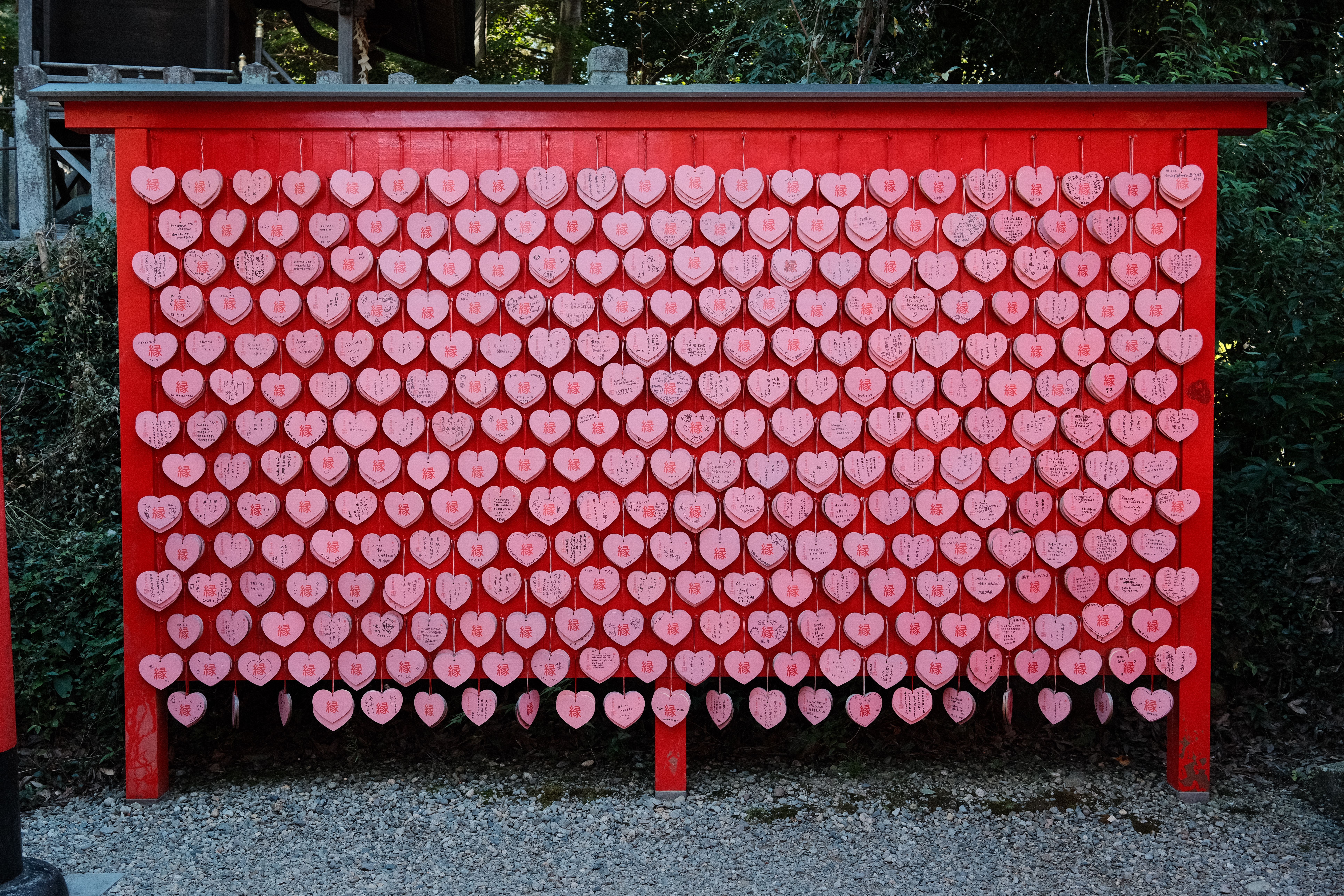 Heart Ema Plaques at Japanese Shrine in Inuyama · Free Stock Photo