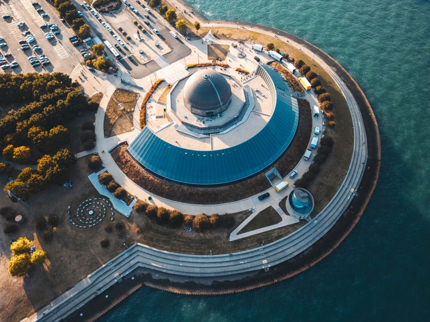 Chicago skyline from the Adler Planetarium - Best city views Chicago skyline from the Adler Planetarium - Best city views