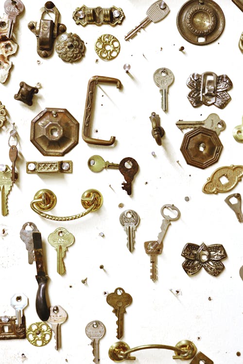 Free Assorted Keys Stock Photo