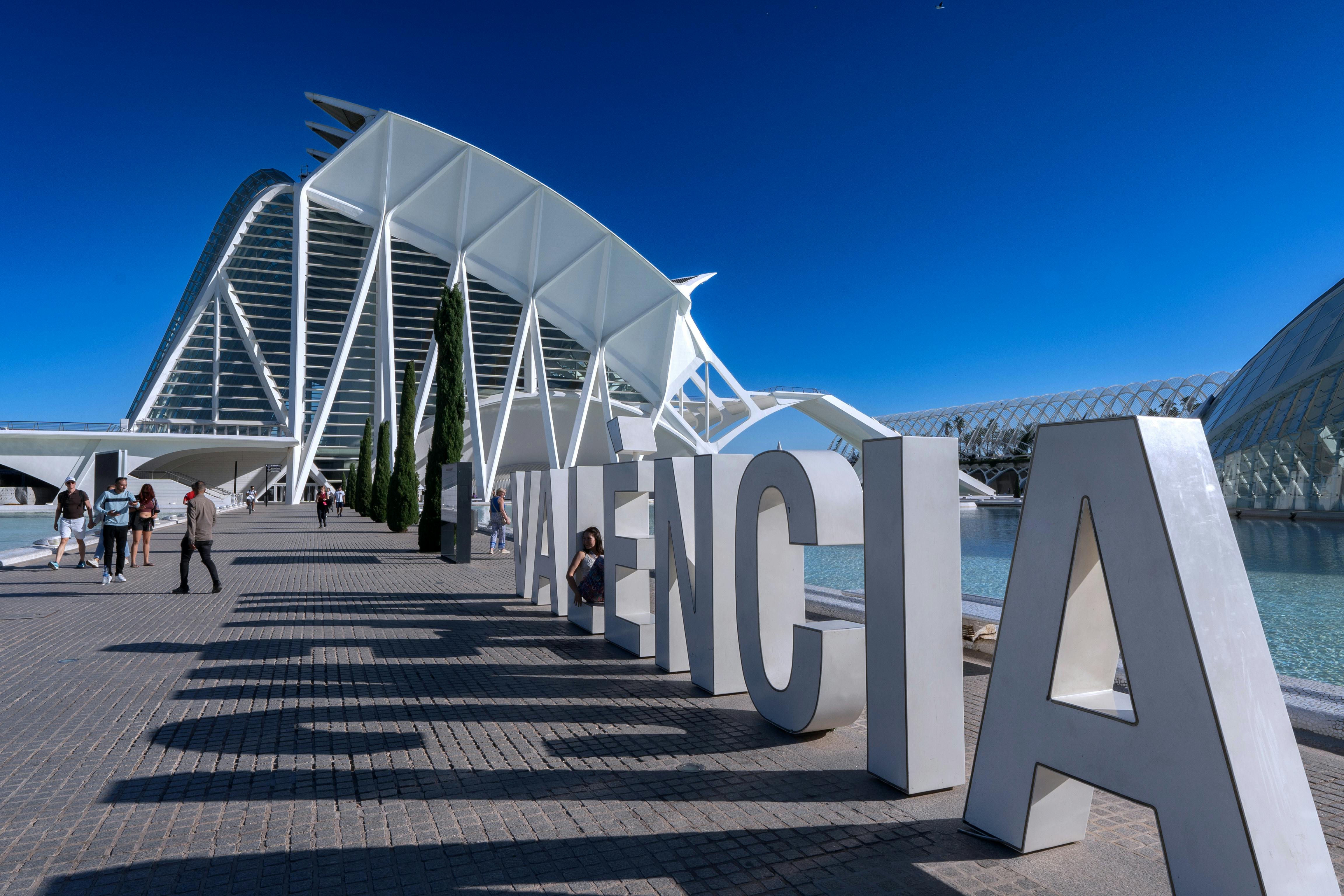 Modern Architecture at City of Arts and Sciences Valencia