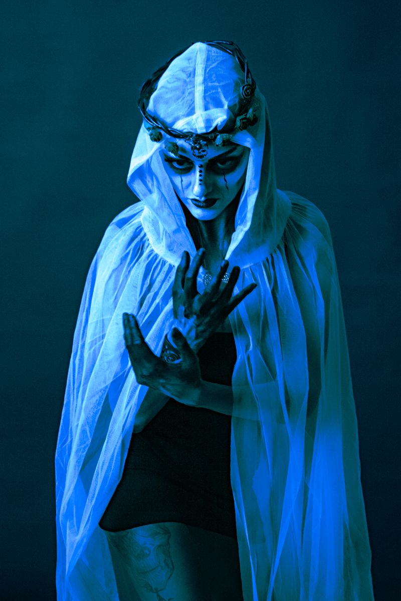 ghostly demon figure horror